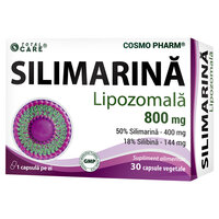 Silimarina Lipozomala, 800 mg, 30 capsule vegetale, Cosmo Pharm
