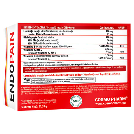 Endopain Estrovital, 30 capsule moi, Cosmo Pharm 820705