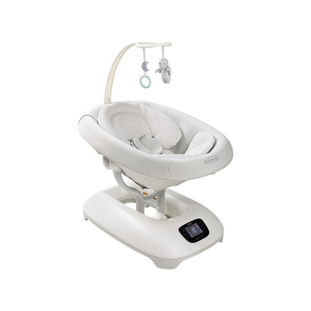 Leagan electric Eluma Sway cu tehnologie de detectare a plansului, Alb Rori, Graco 820742
