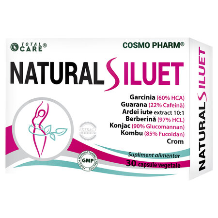 Natural Siluet, 30 capsule vegetale, Cosmo Pharm