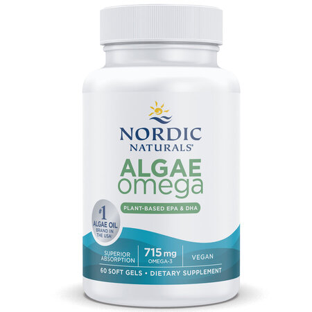 Omega 3 din alge marine Algae Omega, 60 capsule moi, Nordic Naturals 820803