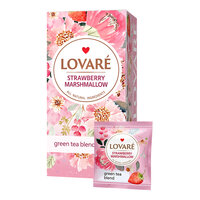 Ceai Strawberry Marshmallow, 24 plicuri x 2 g, Lovare