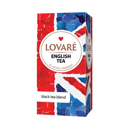 Ceai negru maruntit English Tea, 24 plicuri x 2 g 820862