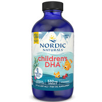 Omega-3 pentru copii Children's DHA, Capsuni, 237 ml, Nordic Naturals