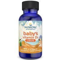 Vitamina D3 lichida pentru copii Baby's Vitamin D3, 400 UI, 22.5 ml, Nordic Naturals