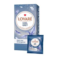 Ceai negru de ceylon cu ulei de bergamota Earl Grey, 24 plicuri x 2 g, Lovare