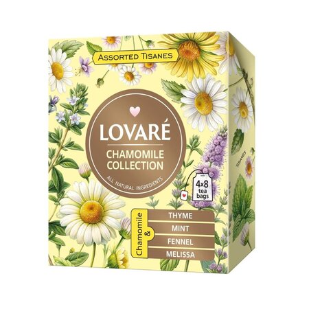 Ceai Chamomile Collection, 32 plicuri x 1.3 g, Lovare