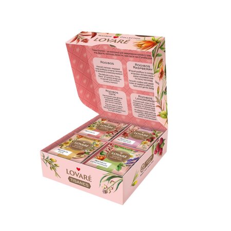 Ceai rooibos asortat Rooibos Collection, 32 plicuri x 1.5 g, Lovare 820993