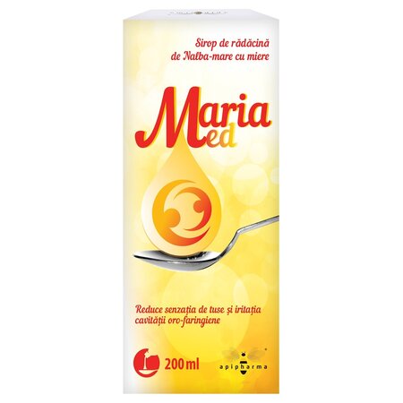 Sirop de radacina de Nalba-mare cu miere Maria Med, 200 ml, Apipharma