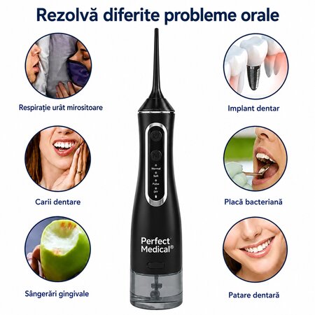 Dus Bucal, Negru, PM-51B, Perfect Medical 821064
