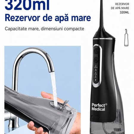 Dus Bucal, Negru, PM-51B, Perfect Medical 821078