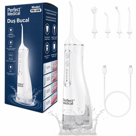 Dus Bucal, Alb, PM-51W, Perfect Medical 821080