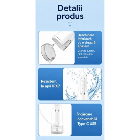 Dus Bucal, Alb, PM-51W, Perfect Medical 821090