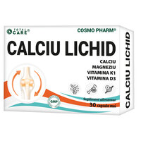 Calciu lichid, 30 capsule moi, Cosmo Pharm