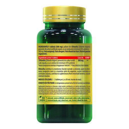 Chlorella, 500 mg, 30 tablete, Cosmo Pharm 821126