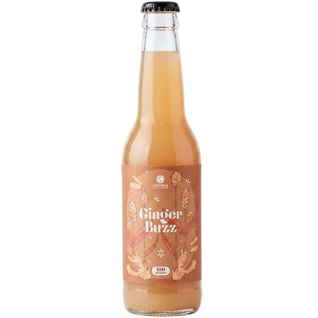 Suc Bio Ginger Buzz, Mar, Ghimbir si Curcuma, 330 ml, Aronia Charlottenburga