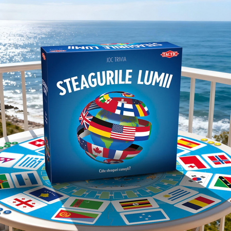 Joc de societate Steagurile Lumii, 8 ani+, Tactic 821200