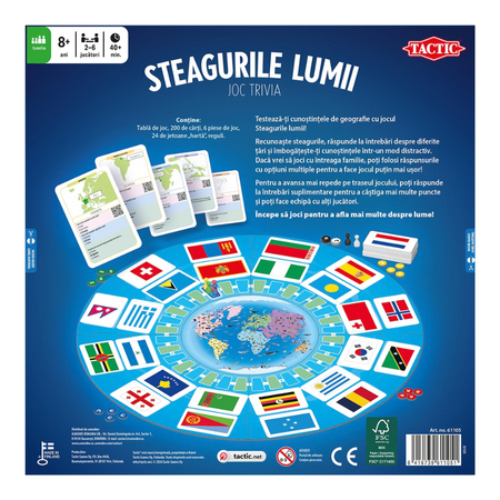 Joc de societate Steagurile Lumii, 8 ani+, Tactic 821205