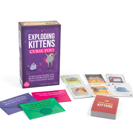 Joc de societate Ghiozdane pe Capul Tau in limba romana, 7 ani+, Exploding Kittens 821246