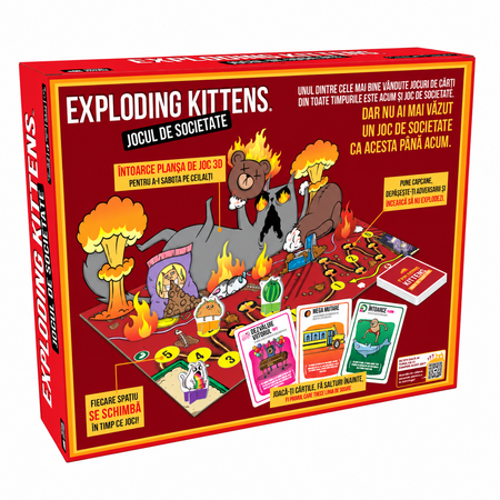 Jocul de Societate in limba romana, 7 ani+, Exploding Kittens 821257