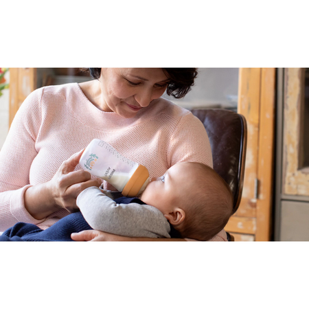 Biberon Philips Avent Natural Response, Portocaliu, SCY903/74, 3-6 luni, 260 ml, Philips 821325