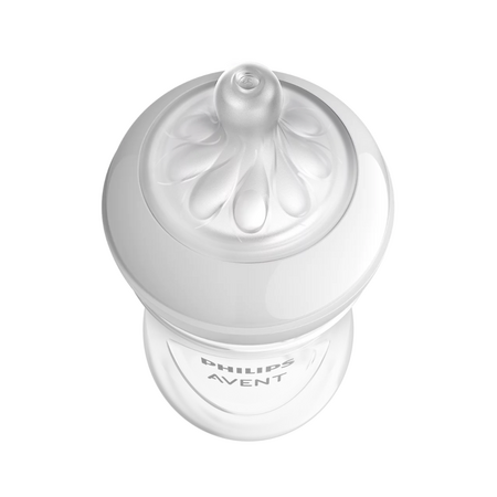 Biberon Philips Avent Natural Response, Portocaliu, SCY903/74, 3-6 luni, 260 ml, Philips 821326