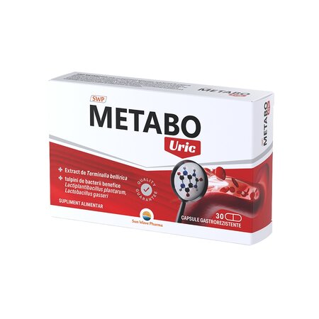 Metabo Uric, 30 capsule gastrorezistente, Sun Wave Pharma 821445
