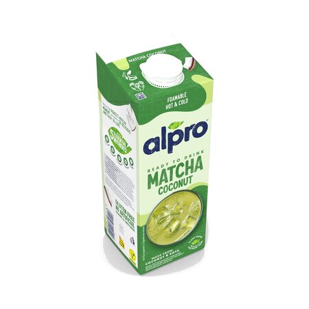 Bautura UHT din nuca de cocos si soia, gust de matcha, 1 litru, Alpro 821697