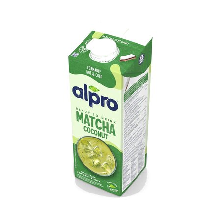 Bautura UHT din nuca de cocos si soia, gust de matcha, 1 litru, Alpro 821699