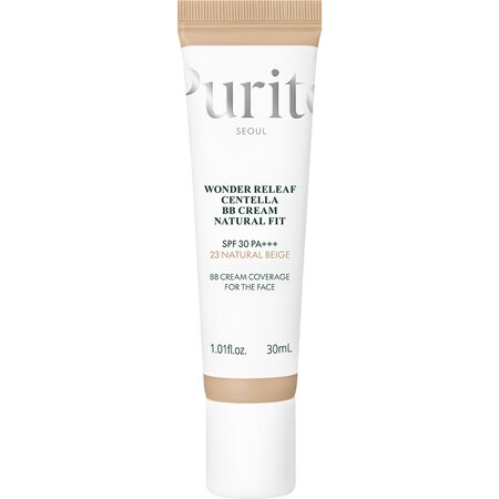 Crema BB cu SPF30 PA+++ Wonder Releaf Centella Natural Fit, 23 Natural Beige, 30 ml, Purito