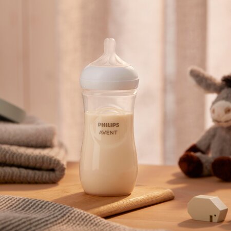 Set biberoane Natural Response, 6 luni+, SCY906/03, 3 x 330 ml, Philips Avent 821782