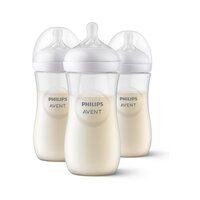 Set biberoane Natural Response, 6 luni+, SCY906/03, 3 x 330 ml, Philips Avent