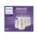 Set biberoane Natural Response, 6 luni, SCY903/04, 4 buc x 260 ml, Philips Avent 821838
