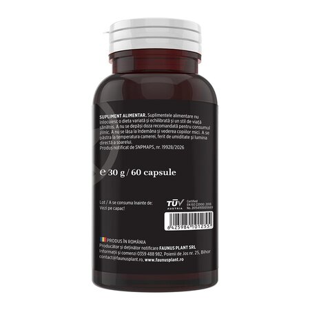 Nuca Neagra, 400 mg, 60 capsule, Faunus Plant 821854