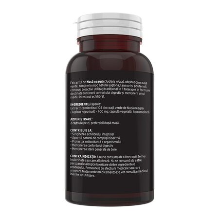 Nuca Neagra, 400 mg, 60 capsule, Faunus Plant 821855