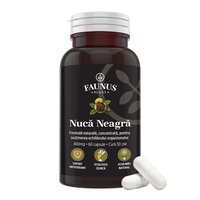 Nuca Neagra, 400 mg, 60 capsule, Faunus Plant