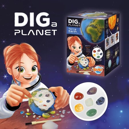 Kit de sapat Globul Pamantesc, 8 ani+, Buki France 822010