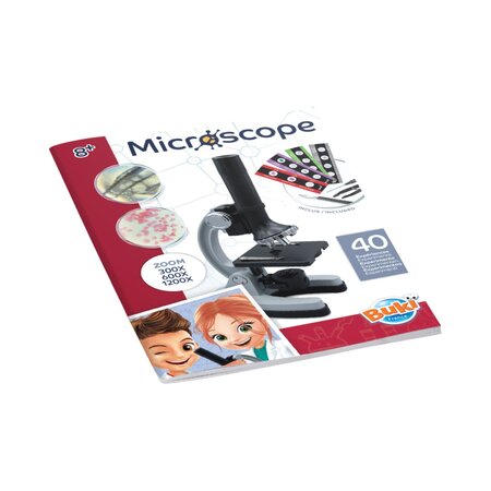 Microscop cu 40 de experimente, 8 ani+, Buki France 822021