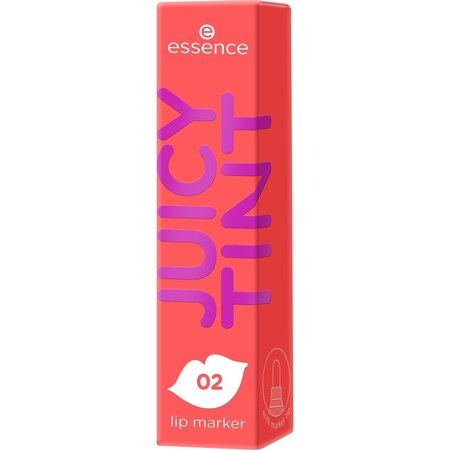 Creion contur pentru buze Lip Marker Juicy Tint, Nuanta 02 Strawberry Szn, 3.5 ml, Essence 822034