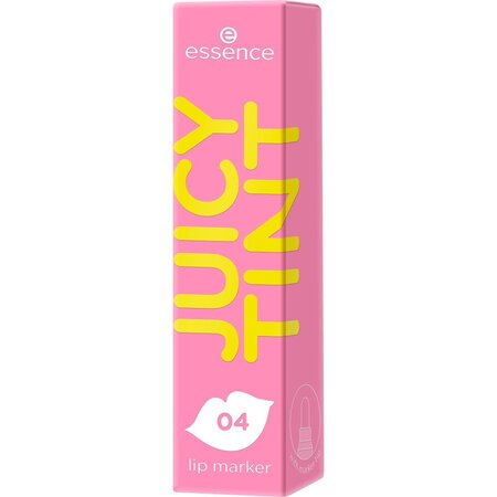 Creion contur pentru buze Lip Marker Juicy Tint, Nuanta 04 Raspberry Rush, 3.5 ml, Essence 822042