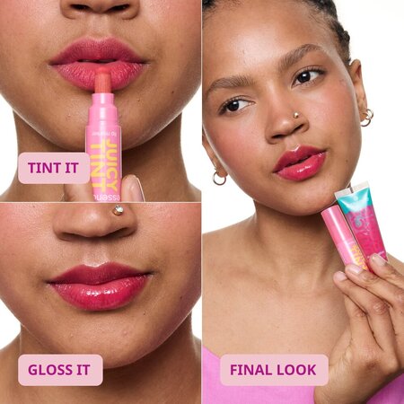 Creion contur pentru buze Lip Marker Juicy Tint, Nuanta 04 Raspberry Rush, 3.5 ml, Essence 822049