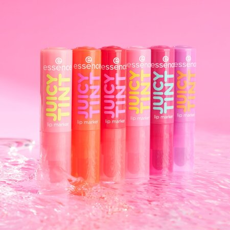 Creion contur pentru buze Lip Marker Juicy Tint, Nuanta 04 Raspberry Rush, 3.5 ml, Essence 822052