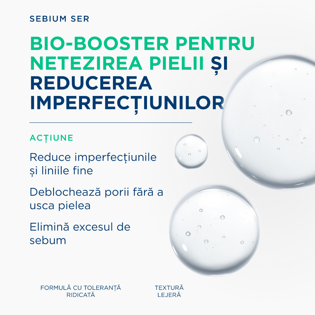 Bioderma Sébium Ser — netezirea pielii și reducerea imperfecțiunilor