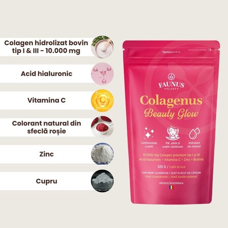 Colagenus Beauty Glow, 325 g, Faunus Plant 822209