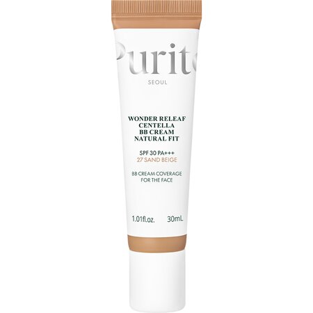 Crema BB cu SPF30 PA+++ Wonder Releaf Centella Natural Fit, 27 Sand Beige, 30 ml, Purito