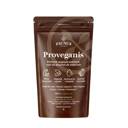Proveganis, Ciocolata, 500 g, Faunus Plant