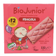 Batoane Bio vegane cu umplutura de capsuni BioJunior, 12 luni+, 132 g, Germinal 822383