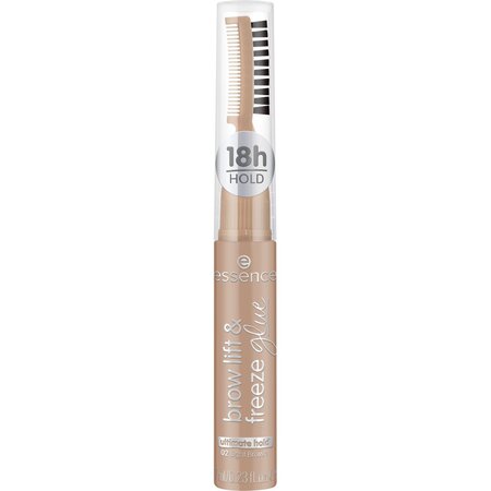 Gel pentru sprancene Brow Lift & Freeze Glue, Nuanta 02 Light Brown, 7 ml, Essence