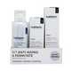 Kit anti-aging si fermitate UNA, ser 30 ml + crema de fata 50 ml + Apa Termala Herculane 100 ml, Ivatherm 822483