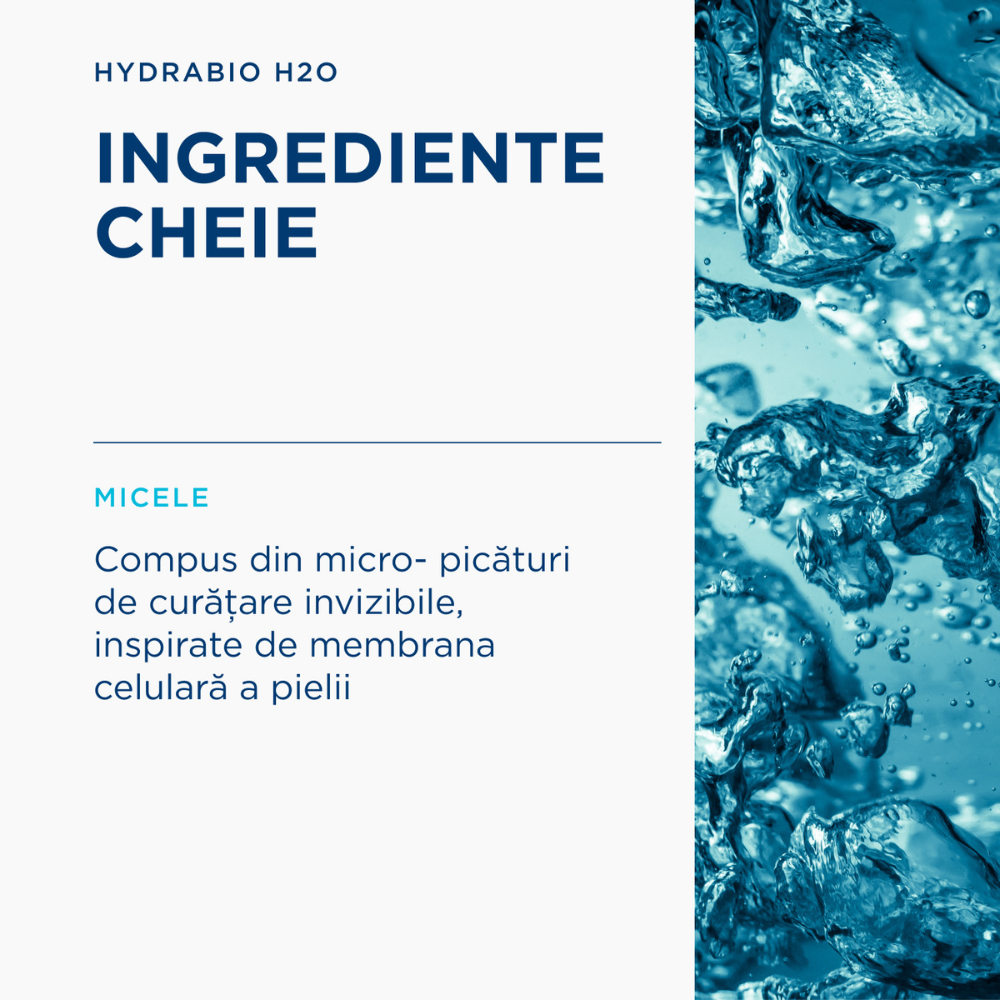 Hydrabio H2O: micele inspirate de membrana celulară a pielii
